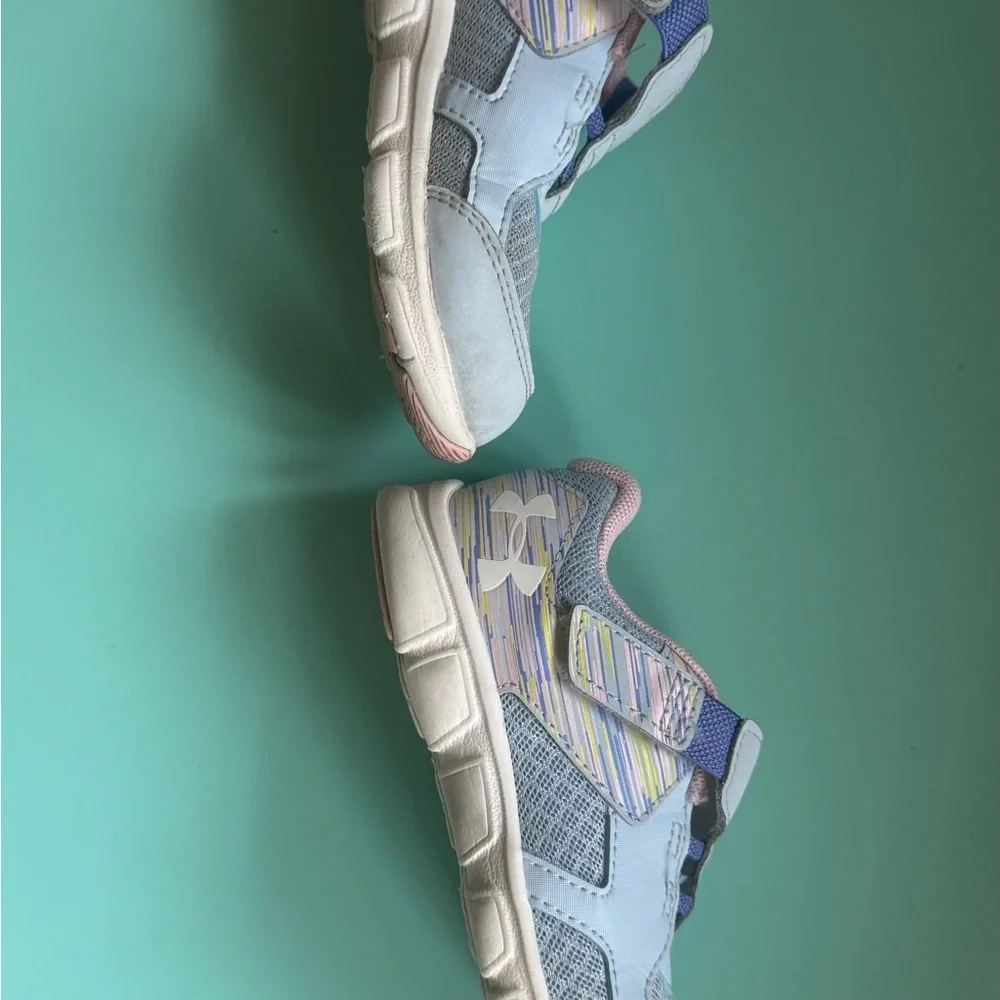 Under Armour Kids' Sneakers in Light Blue‎ and Pink
